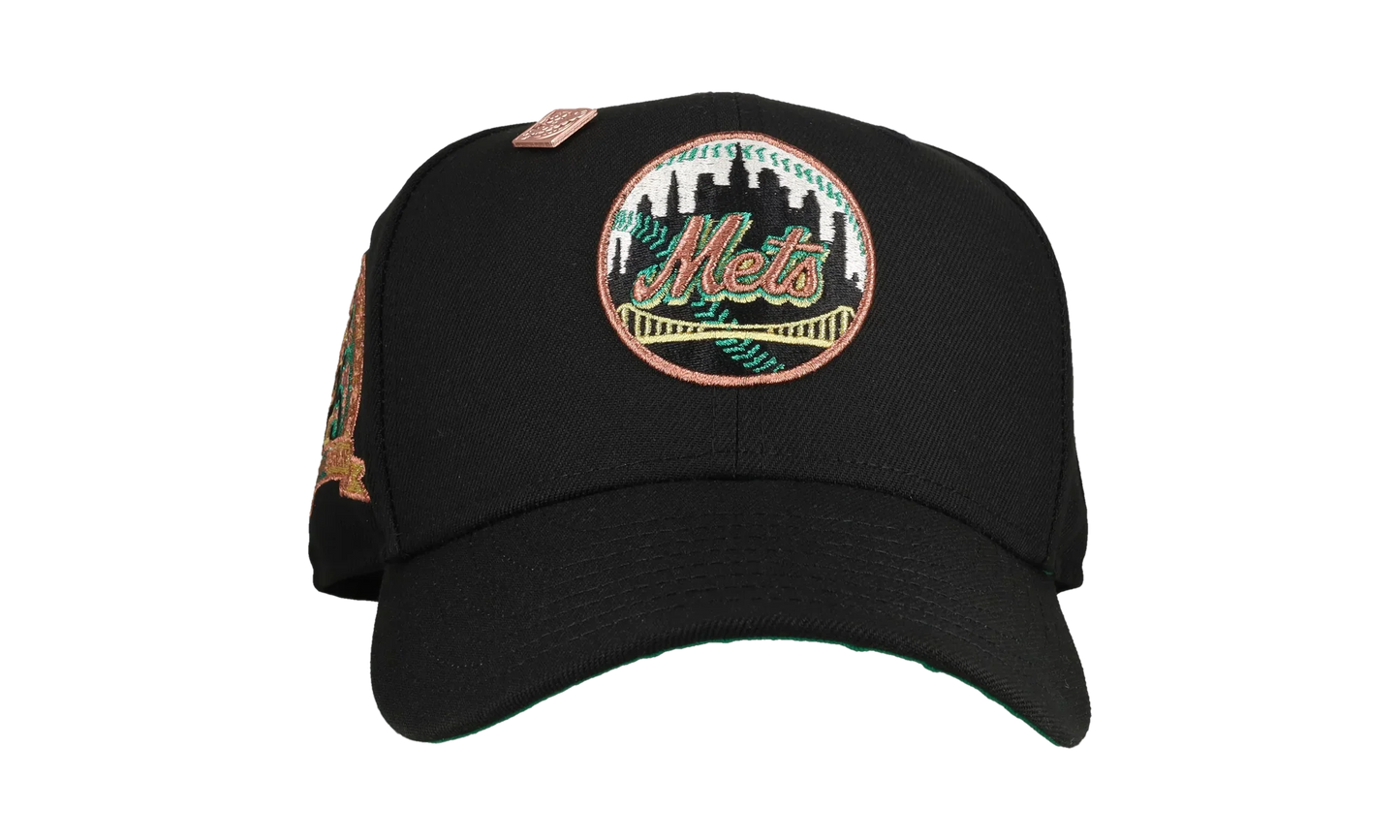 59FIFTY New York Mets 25th Anniversary Fitted Hat "Black / Copper" NE189
