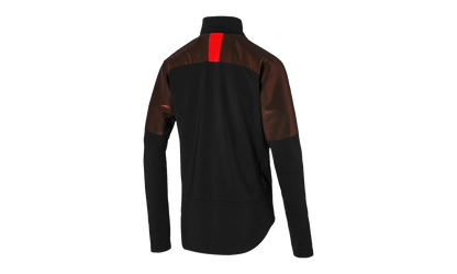 FTBL NXT 1/4 Zip Top Jacket "Puma Black / Red Blast" 656173 01