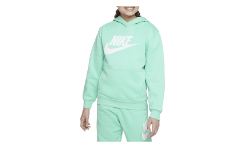 Sportswear Club Fleece Hoodie GS "Emerald Rise / White" FD2988 349