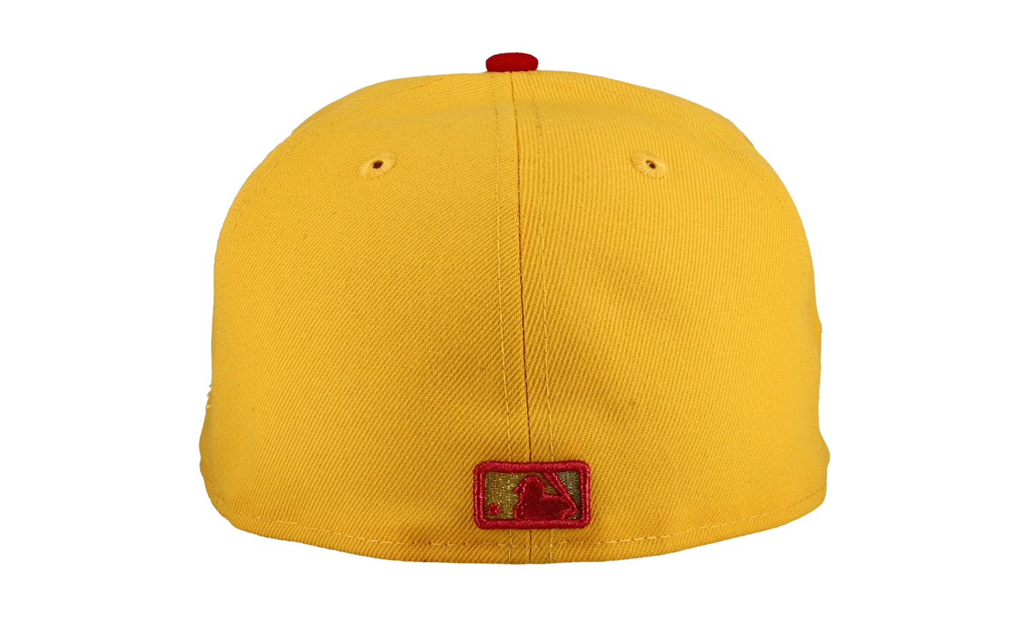 59FIFTY Cleveland Guardians G Wings Fitted Hat "Yellow / Black" NE100
