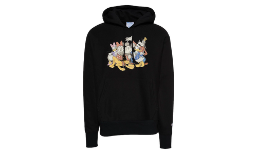 Disney Reverse Weave Hoodie "Mickey & Friends - Black" S2974 592159003