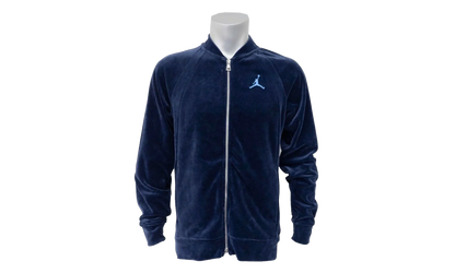 Air Jordan Velour Full Zip Track Jacket "Blue" AH2357 410
