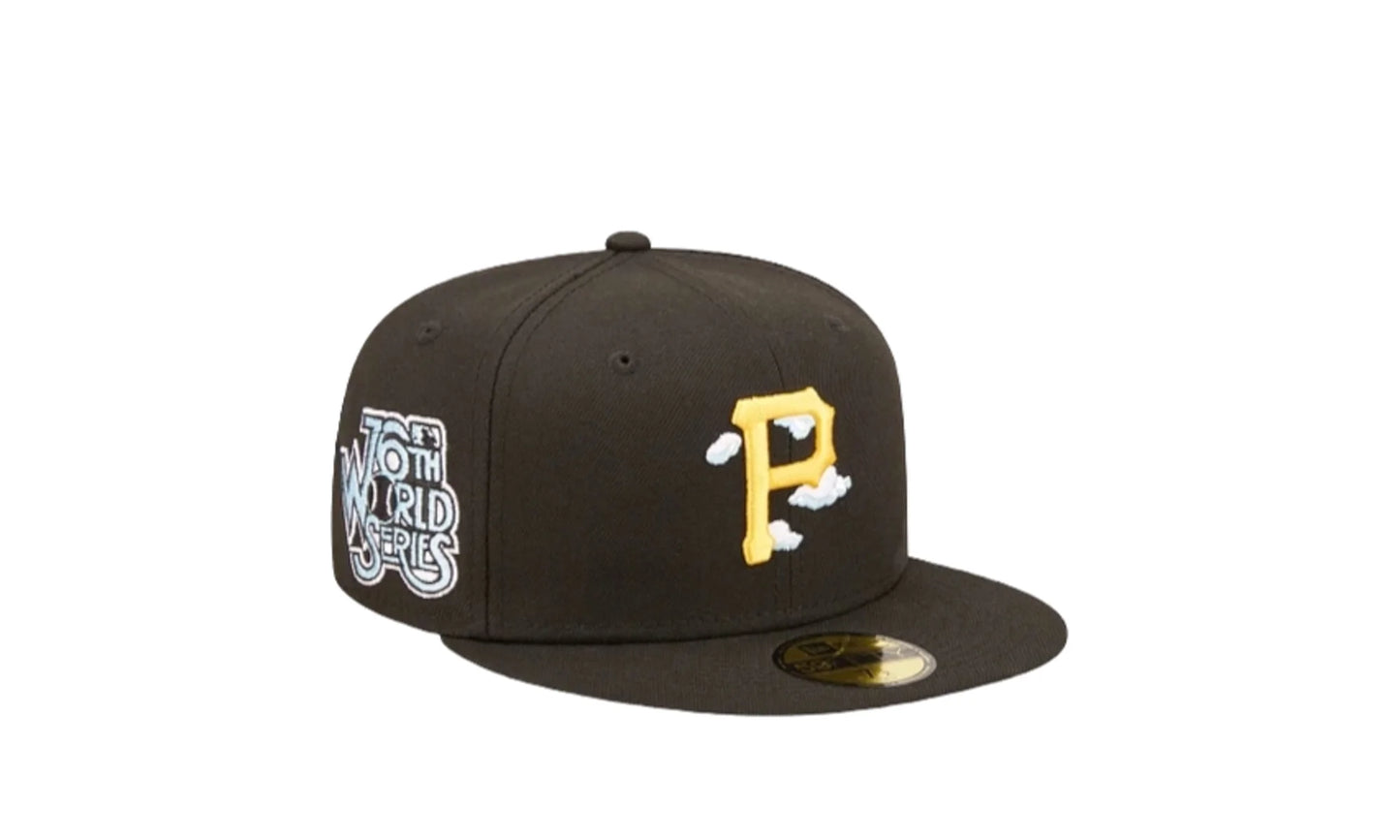 59Fifty MLB Pittsburgh Pirates Comic Cloud Fitted Hat "Black" 60243859