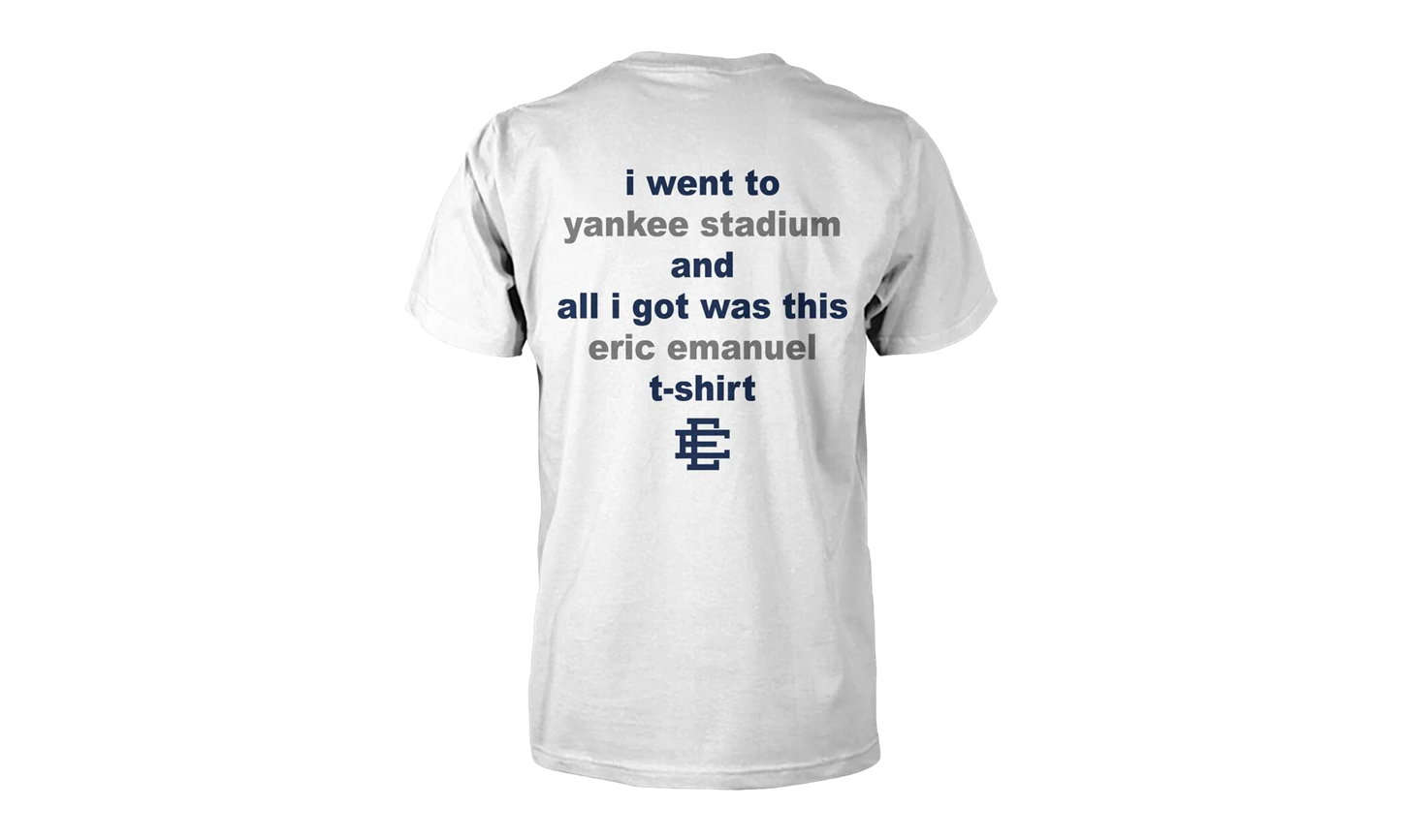EE New York Yankees T-Shirt "White / Navy" EE329