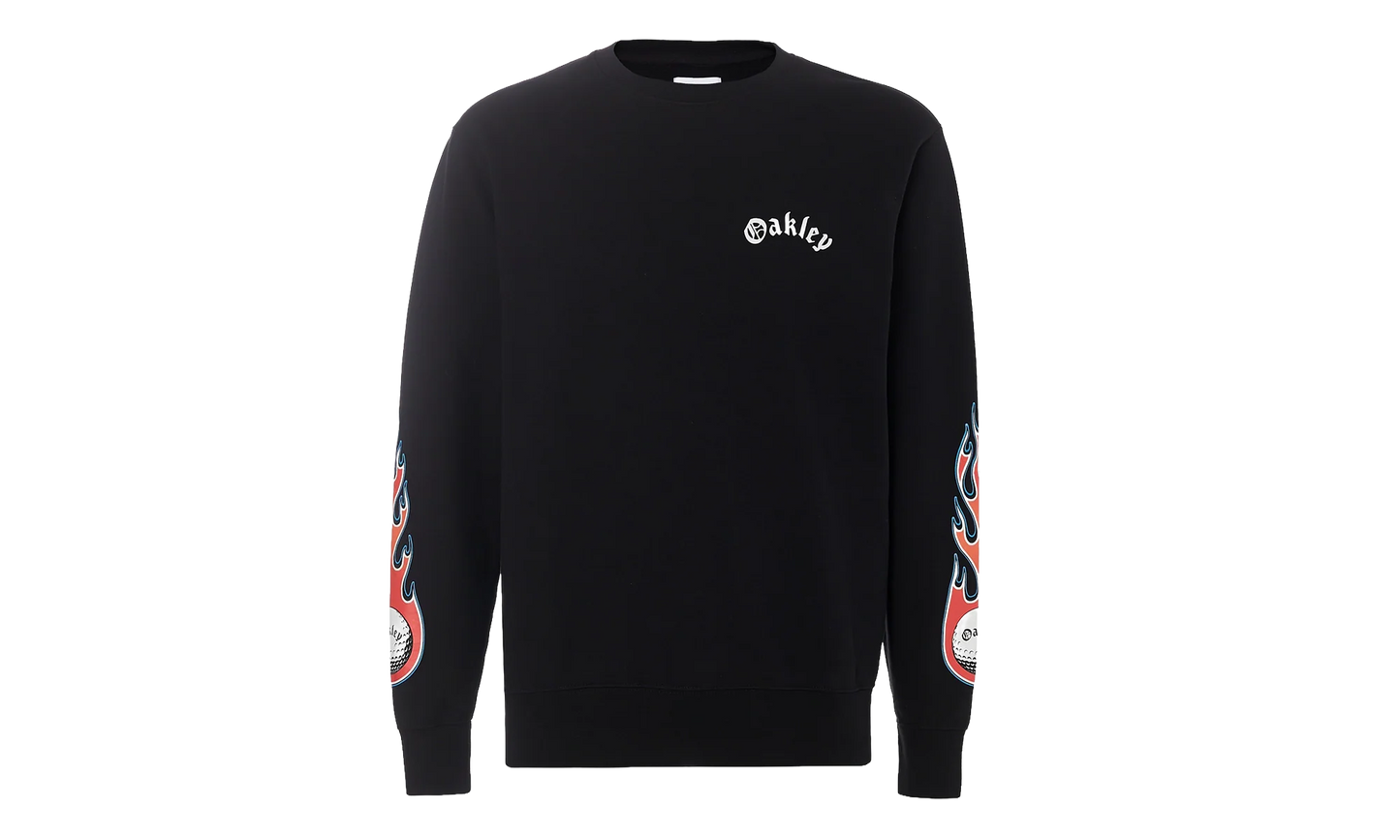 Flames Crewneck Shirt TNP "Blackout" 472560 02E