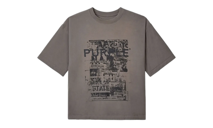 Textured Jersey Padded Tee "Grey" M1081 TGGS425