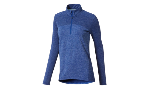 Evoknit Seamless 1/4 Zip Sweater WMNS "Peacoat Heather" 574645 06