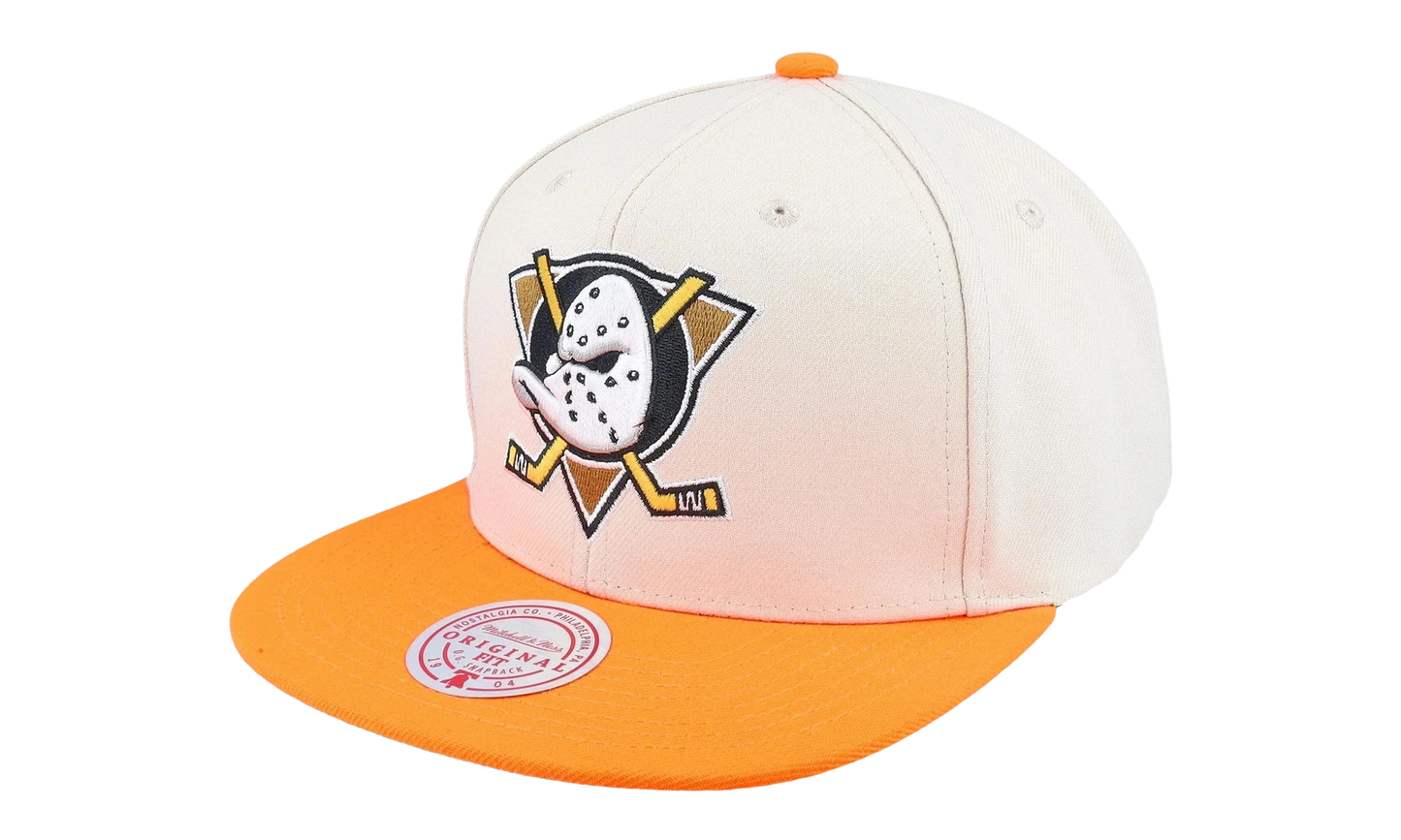 NHL Vintage Off-White Snapback Cap "Anaheim Ducks - Off White" 6HSSSH22085 ADUOFWH