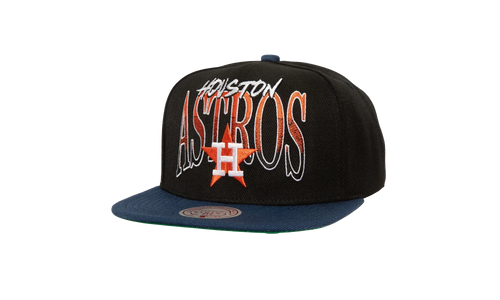 MLB Cooperstown Rise Up Snapback Cap "Houston Astros - Black" HS8504 HASBLCK