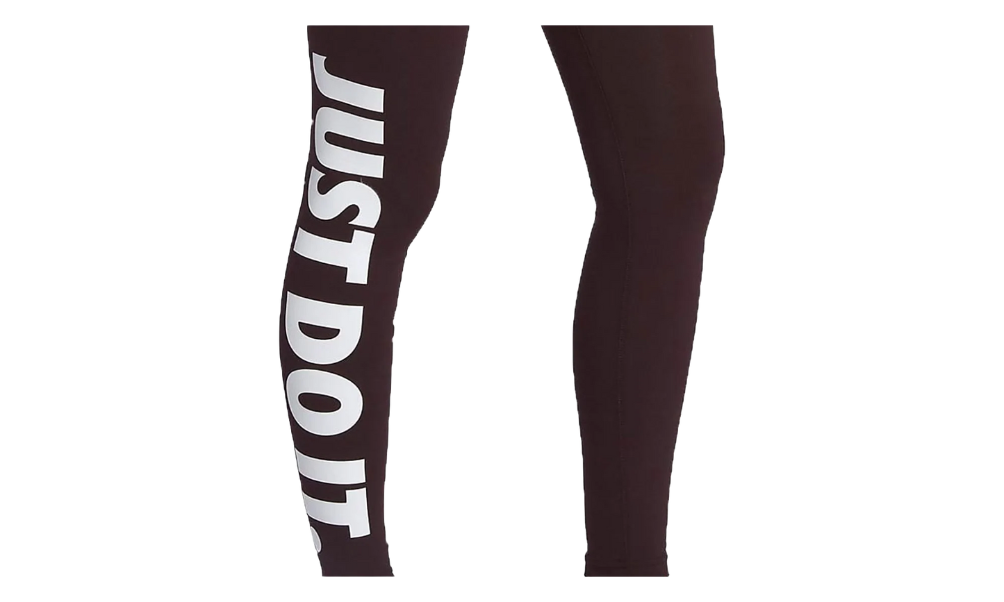 Leg-A-See Just Do It Leggings WMNS "Deep Burgundy / White" AH2008 641