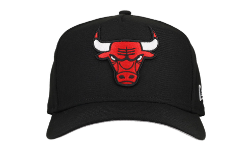 9FIFTY Chicago Bulls A Frame Snapback Hat "Black / White" 123451297975
