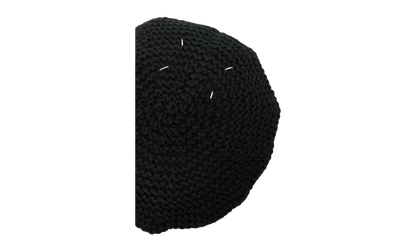 KNITTED BERET "Black" S50TC0072S18420900