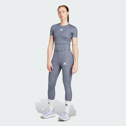 Women's adidas Techfit Printed 7/8 Leggings