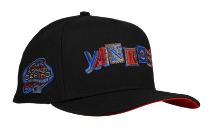 9FIFTY New York Yankees 2003 World Series A Frame Snapback Hat "Black / Metallic" NE268