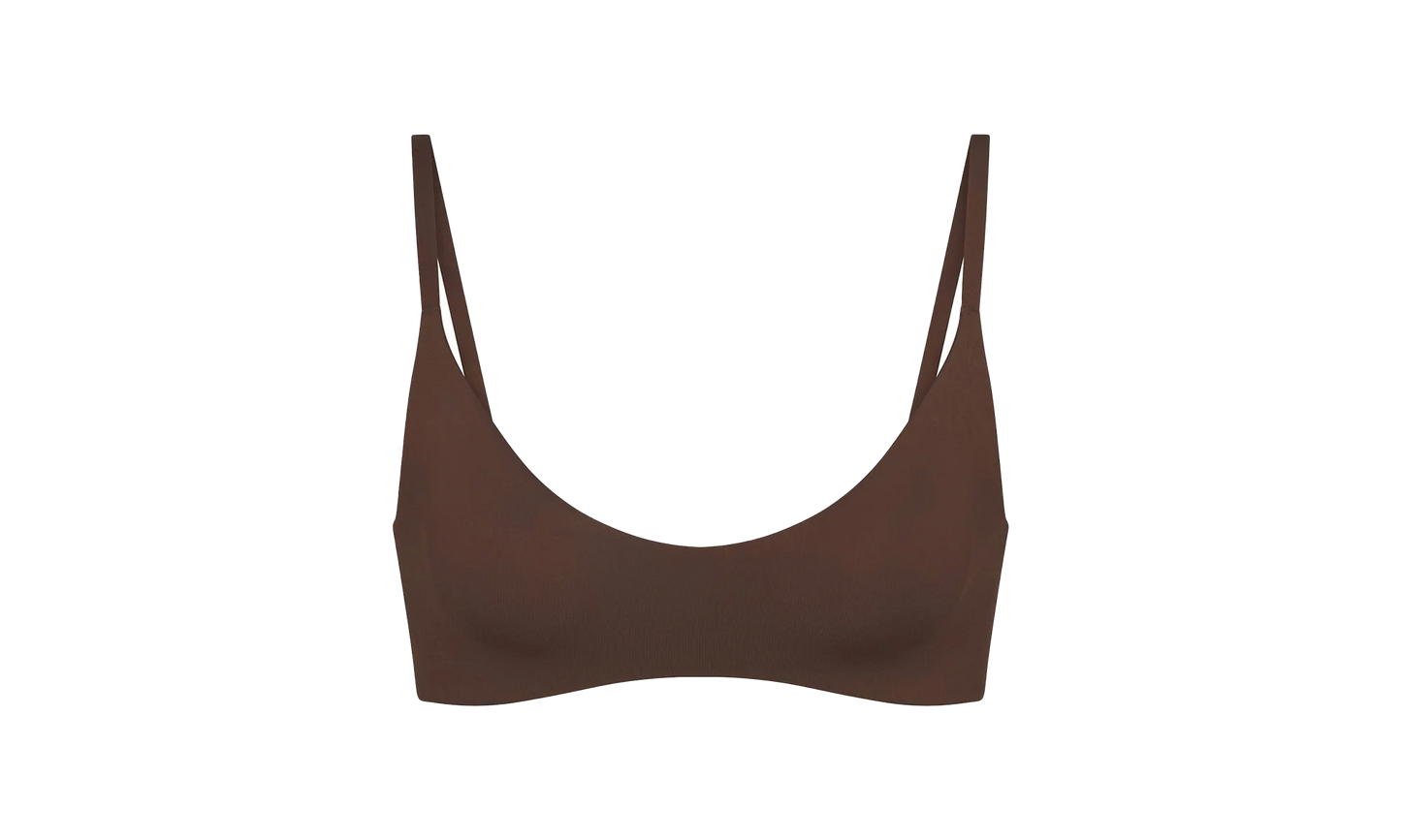 MATTE MICRO SCOOP BRA "Nike - DARK SEPIA" SKM062