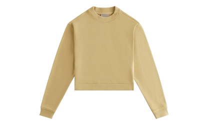 Haylen Cropped French Terry Crewneck "Beige" KHW030227 953