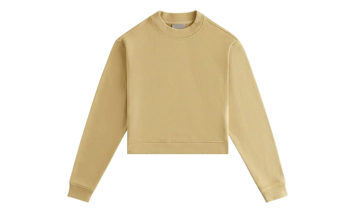 Haylen Cropped French Terry Crewneck "Beige" KHW030227 953