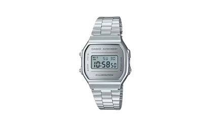 Vintage A168 Digital "Silver" A168WEM 7VT