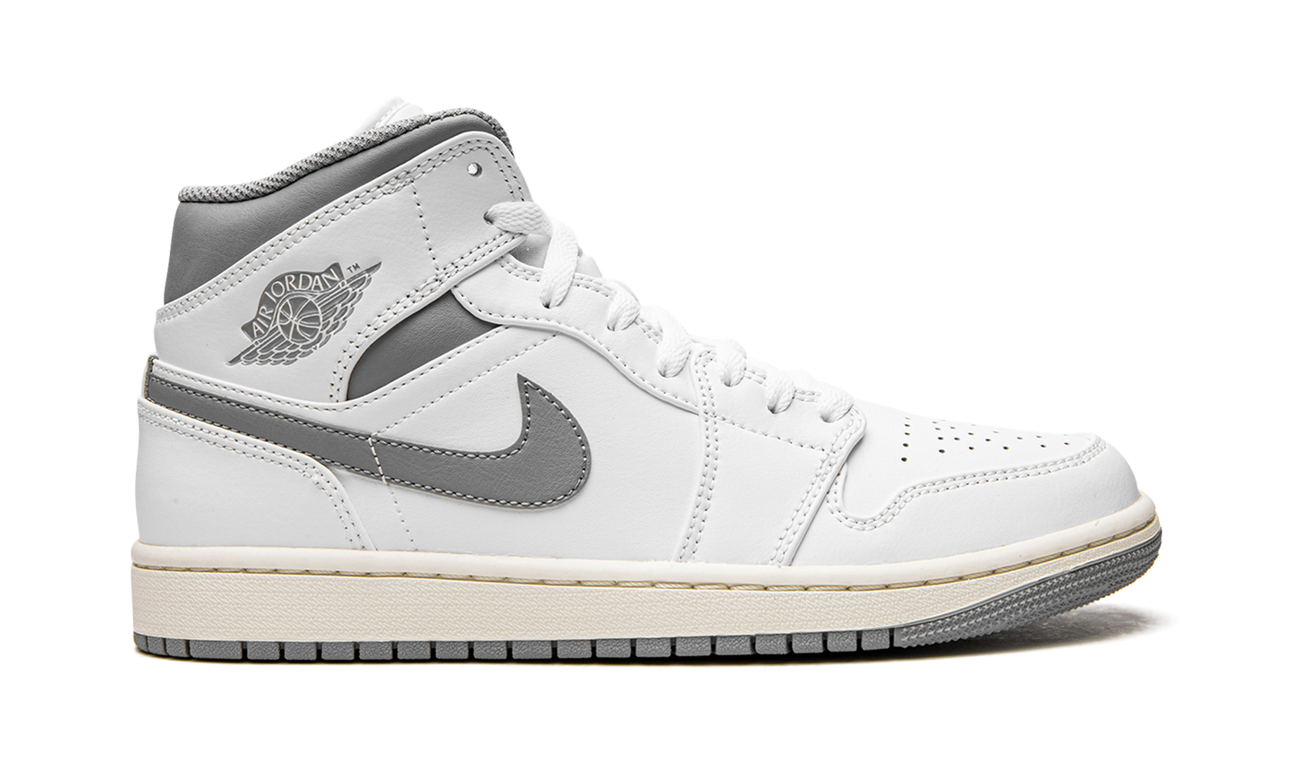 1 Mid "White / Stealth Grey" 554724 135
