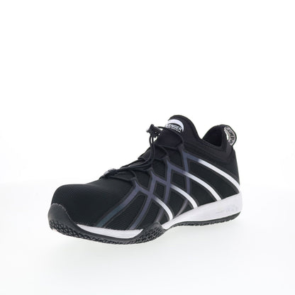 Avenger Hydro Carbon Toe Slip Resistant EH Mens Black Wide Mesh Work Shoes