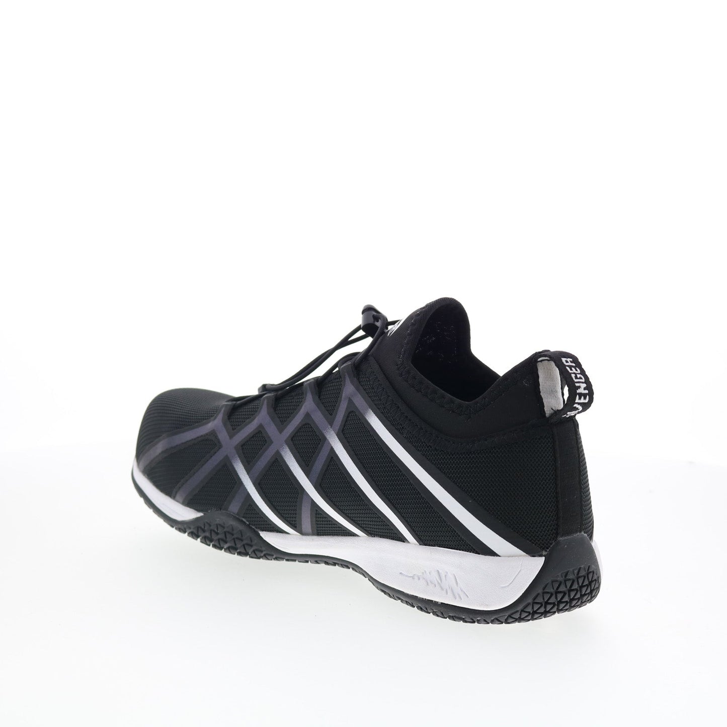 Avenger Hydro Carbon Toe Slip Resistant EH Mens Black Wide Mesh Work Shoes
