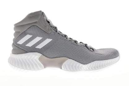 Pro Bounce 2018 AH2665 Mens Gray High Top Athletic Gym Basketball Shoes
