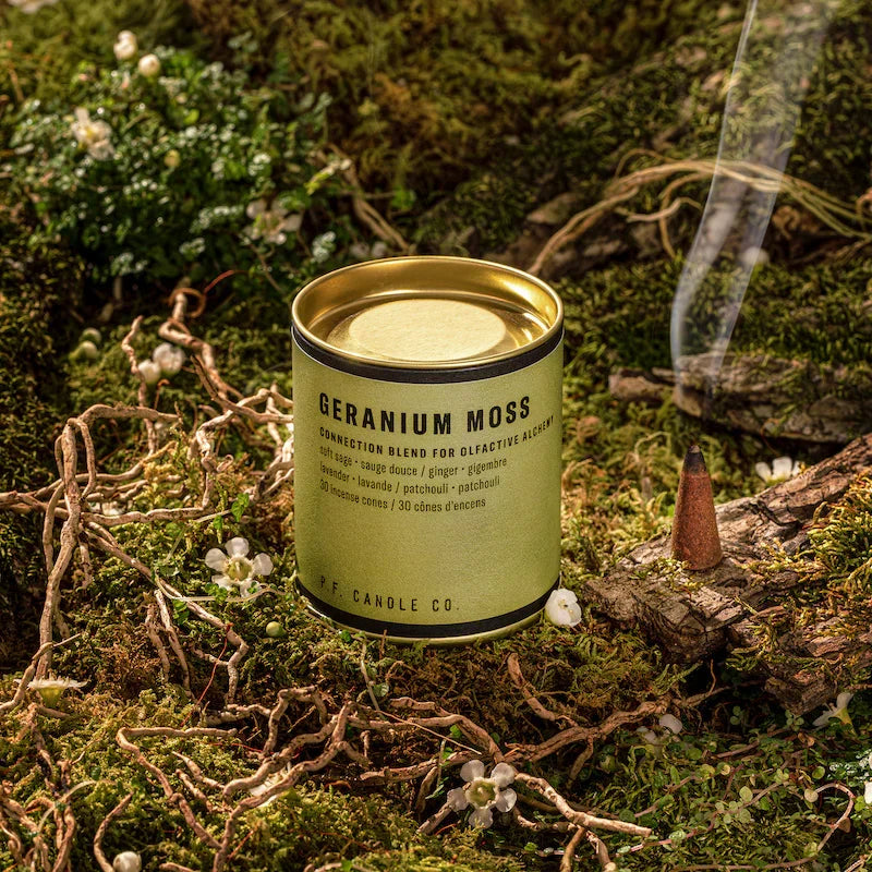 Geranium Moss Incense Cones