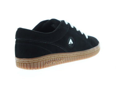 Airwalk The One Gum Mens Black Suede Skate Sneakers Shoes