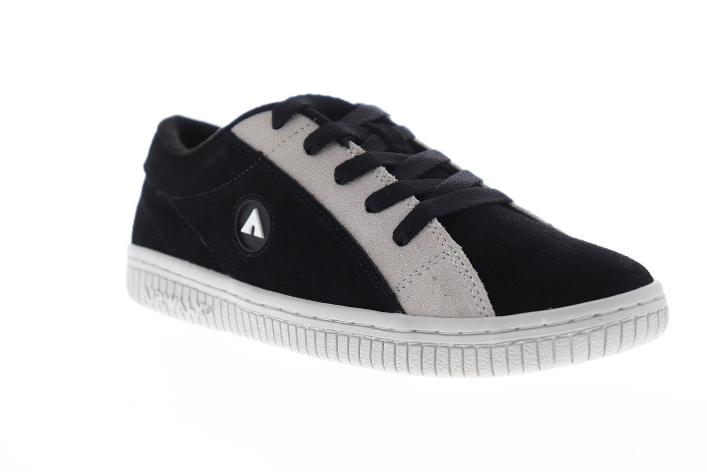 Airwalk Random AW19861-001 Mens Black Suede Surf Low Top Skate Sneakers Shoes