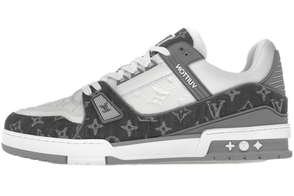 Trainer Monogram Denim Grey White