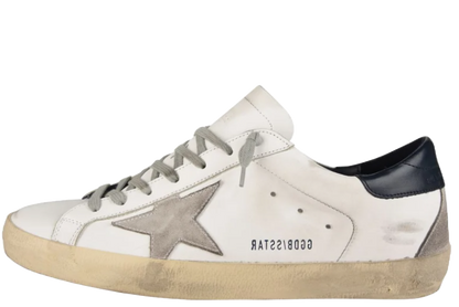 Superstar Low Top Trainers Wht/Blue Star