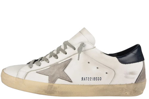 Superstar Low Top Trainers Wht/Blue Star