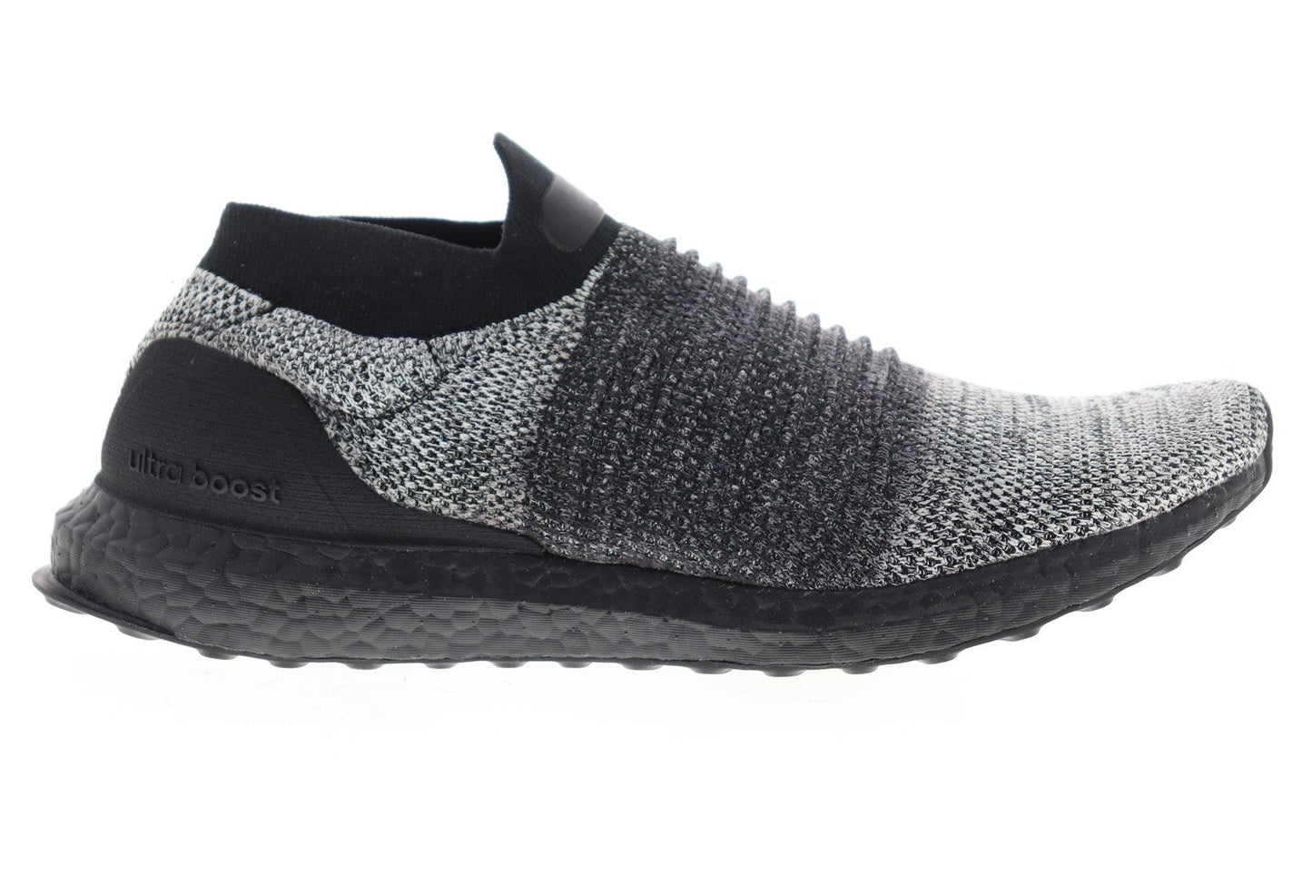 Ultraboost Laceless BB6137 Mens Black Canvas Athletic Running Shoes
