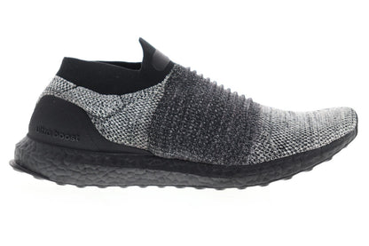 Ultraboost Laceless BB6137 Mens Black Canvas Athletic Running Shoes