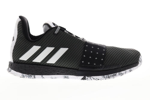 Harden Vol.3 BB7723 Mens Black Canvas Athletic Gym Basketball Shoes