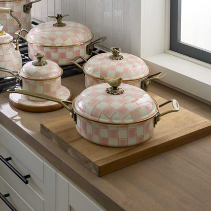 Rosy Check Cookware 3 Qt. Casserole