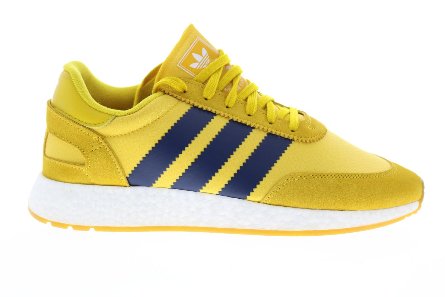 I-5923 BD7612 Mens Yellow Lace Up Lifestyle Sneakers Shoes