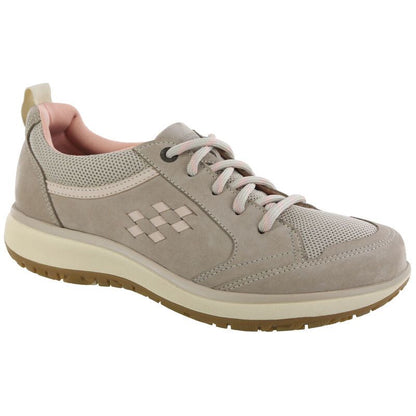 Women's Boulder Oxford in Taupe/Pink