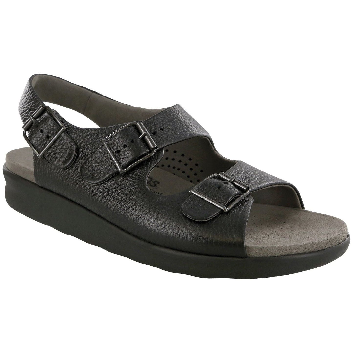 Men's Bravo Heel Strap Sandal in Black