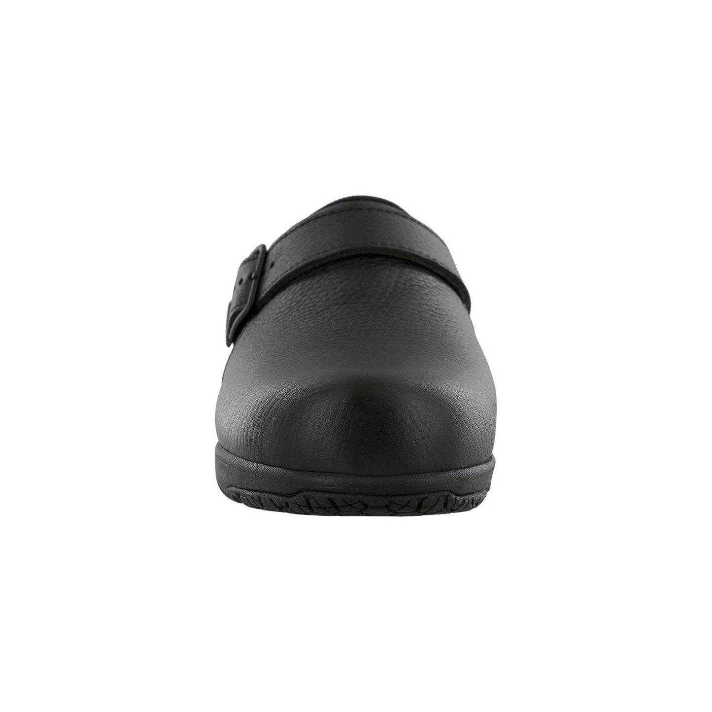Women's Clog SR Slip Resistant Loafer in Black Wide