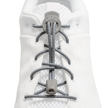 Original No-Tie Shoelaces in Cool Gray