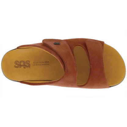 Women's Cozy Slide Sandal in  Rust