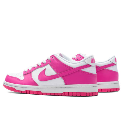 Dunk Low (GS) - White/Laser Fuchisa