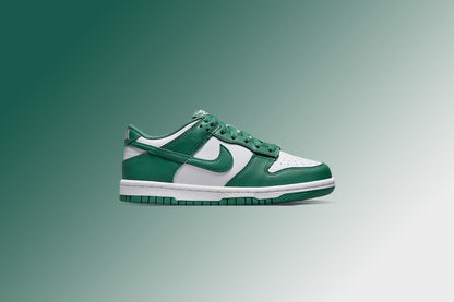 Dunk Low (GS) 'Spruce Green' - White/Bicoastal