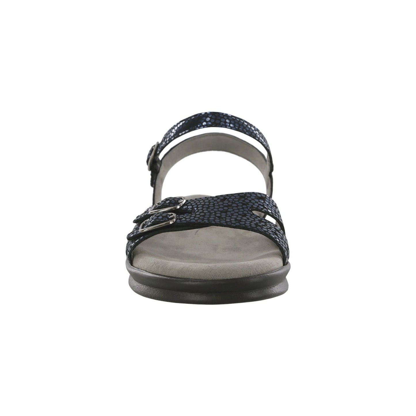 Women's Duo Quarter Strap Sandal in Navy Perla
