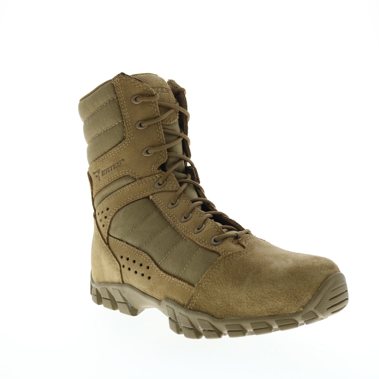 Bates Cobra 8" Hot Weather E08670 Mens Brown Suede Lace Up Tactical Boots
