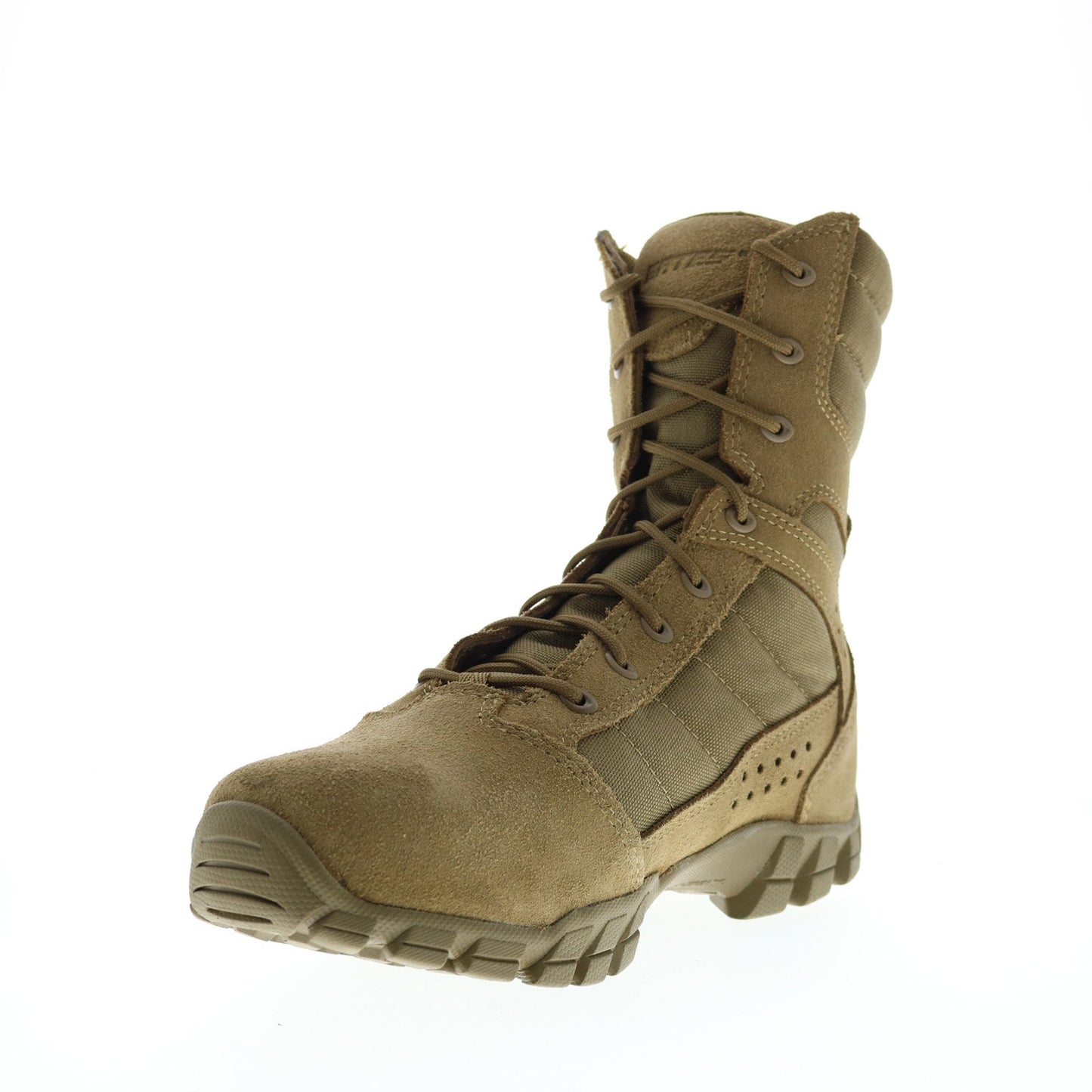 Bates Cobra 8" Hot Weather E08670 Mens Brown Suede Lace Up Tactical Boots