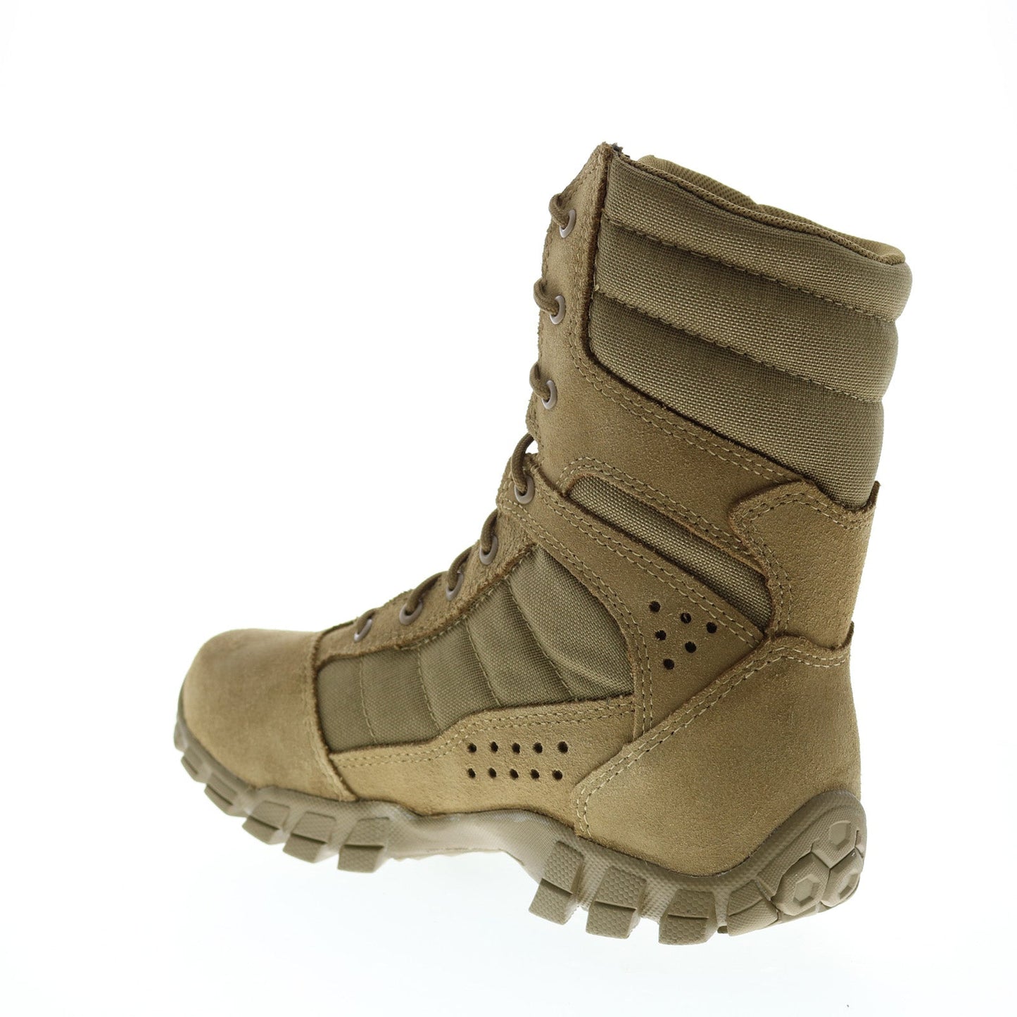Bates Cobra 8" Hot Weather E08670 Mens Brown Suede Lace Up Tactical Boots