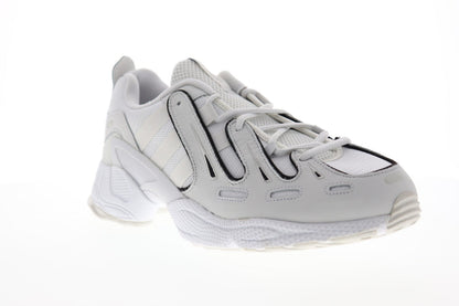 EQT Gazelle EE7744 Mens White Mesh Mid Top Lace Up Athletic Running Shoes