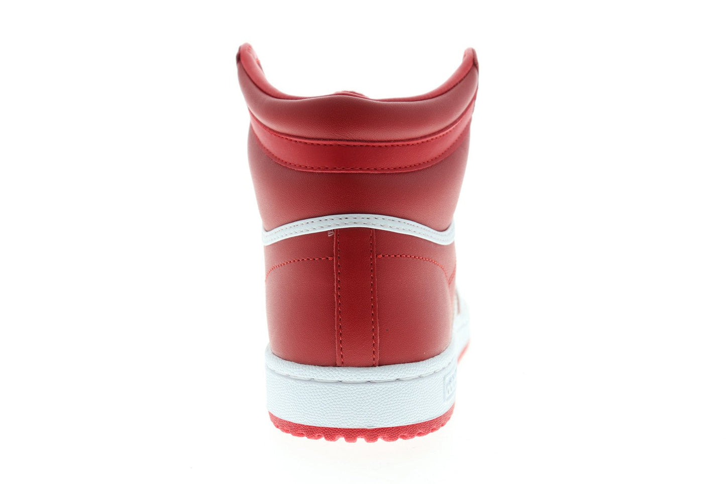Top Ten HI EF2518 Mens Red Leather High Top Lifestyle Sneakers Shoes